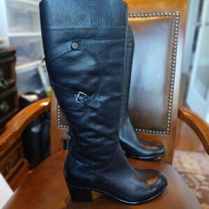 Womens All leather Tall Boots New
